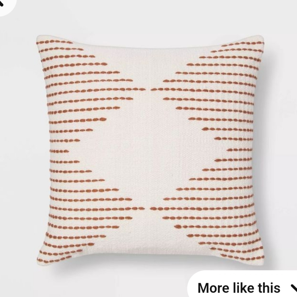 Modern Stitched Square Throw Pillow - Project 62